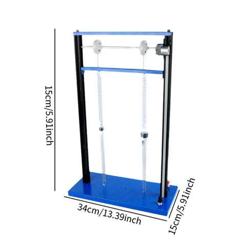 Vibration And Resonance Demonstrator Pendulum Ball Instrument Model For Classroom Science, blue metal, 34 cm x 15 cm x 52 cm.