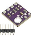 Temperature And Humidity Sensor Module With I2C Breakout For Arduino, SHT31-D Sensor, 3V To 5V Power, showing circuit board and pins