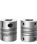 Heavy Duty Parallel Line Coupling For Motor And Encoder Fits 3D Printer With Groove Shaft Aluminum Alloy Build, D19L25 size.