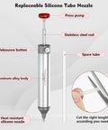 Desoldering Solder Sucker Pump No Clog Vacuum Tool For Electronics, Heat Resistant Desolder Wick Sucking Nozzle