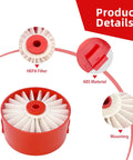 Product details showing 4 Pack N858184 HEPA Filters Replacement For V20 Cordless Stick Vacuum CMCVS001D1 And Black Decker BSV Series.