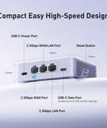 Back view of Hella Fast Wired Vpn Security Gateway With Killer Wireguard And Openvpn Throughput, showing ports and compact design.