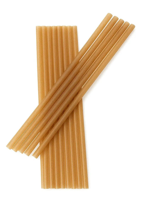 Compostable Agave Fiber Straws, Individually Wrapped, 20,000 Count, Rigid For Hours In Hot Coffee Up To 106 Fahrenheit, Frozen Margaritas And Smoothies Safe, Zero Plastic, No Taste, Eco Friendly Bar And Cafe Must Have, stacked straws