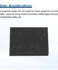 Rectangle Graphite Block Ingot High Purity Graphite Electrode Plate Sheet 20x20x2mm For Melting Casting And Electrolysis Pack Of Five