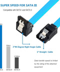 Four Port PCIe SATA Controller Card With Cables, Low Profile Bracket, Non Raid, Bootable System Disk Support, Add Four 6Gbps SATA 3.0 Drives To Your PC, Easy Upgrade For Extra Storage And Seamless Performance, right-angle and straight SATA cables