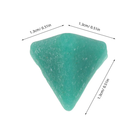 Three Usable Sides Triangular Resin Polishing Media Blocks For Metal Tumbling Machines Deburring And Finishing Supplies 1.3cm