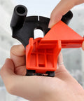 Person holding Multi Angle Corner Clamps Set Of Four For Woodworking 60 90 120 Degree Adjustable Spring Clamps One Hand Operation Anti