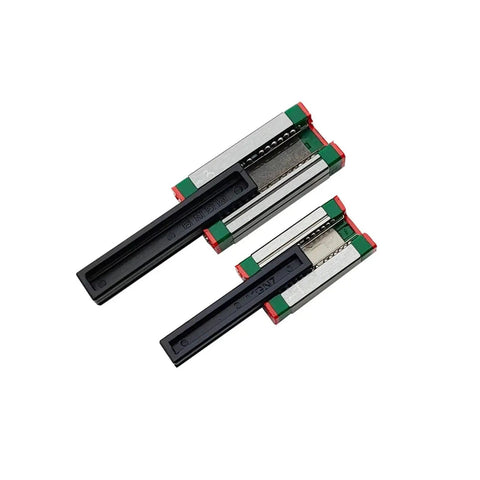 Close-up of MGW12C slider blocks for One Piece Linear Rail 60-600mm With MGW12C Slider Block 450mm Long Pro Grade Linear Motion Guide
