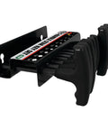 10-Piece Star T-Handle Allen Wrench Set with Long Arm Hex Keys in wall storage rack, carbon steel, black oxide finish
