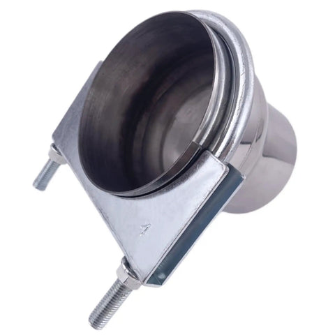 4 Inch Heavy Duty Exhaust U Bolt Clamp Set Saddle Style Muffler U Bolt Clamp Stainless Steel Pack Of 2 Fits 4 Inch OD Exhaust Pipe 102mm