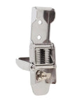 Heavy Duty Stainless Steel Spring Toggle Latch Clamp For Secure Cabinet Locking With Key Cylinder Option Compact Durable Design Perfect For Toolboxes And Storage Units, stainless latch