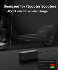 42V 2A Electric Scooter Charger For iScooter i9 i8 i8L E9D E9 Pro E9T i9 Pro i9Plus 1S And Isinwheel S9 S9 Pro S9 Max Replacement Barrel Plug