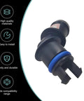 Premium Positive Crankcase Ventilation Valve Connector with rubber seal, sturdy engineering plastic for Chevy, Cadillac, Buick, Saturn, GMC.