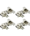 95 Degree Full Overlay Face Frame Cabinet Hinge With 40mm Arm Hydraulic Damper Soft Close For Heavy Thick Doors Pack Of 4