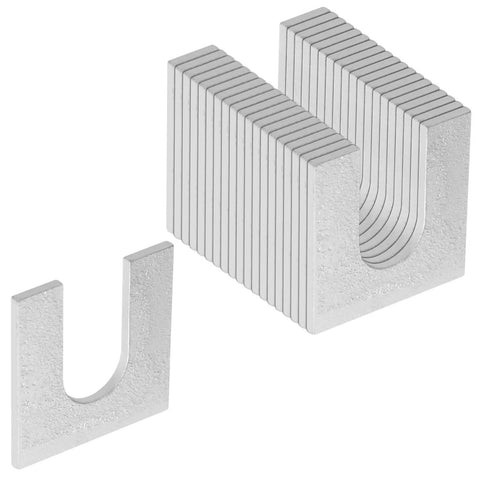 20 Pack Rock Solid Horseshoe Shim Washers 2 X 2 Inch Hot Dip Galvanized Steel Spacers One Eighth Inch Thick For Three Quarter Inch Bolts Built Tough Workshop Staple And No Fuss Hardware