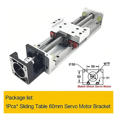 XY Axis Slide Stage With Ball Screw And Linear Guide For Precise CNC Motion 700mm Travel SFU1610 Industrial Grade Linear Module