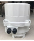 Top Shelf Analog Angular Valve Actuator 50Nm 220V Low Energy Hvac Control Corrosion Resistant front view with wiring connections.