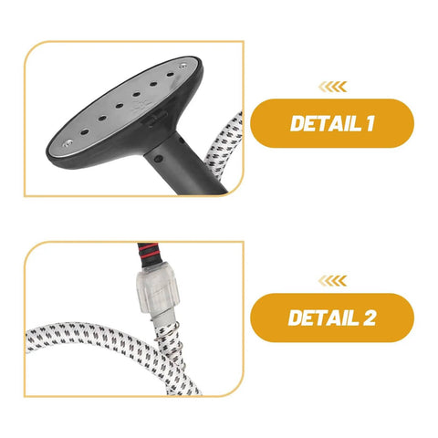 Replacement Steam Tube And Hose Assembly For Garment Steamer With Brush Head Nozzle And Buckle Style Fit Heat Resistant Iron