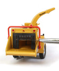 Rear view of the Vermeer BC1000XL Wood Chipper Scale Model 1/50 Die Cast VMR003 showing detailed discharge chute and wheels.