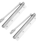 Adjustable Aluminum Door Closer With Automatic Spring Pro Grade Heavy Duty Hands Free Closing Soft Close Action Fireproof Design