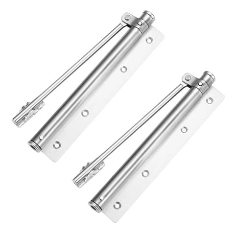 Adjustable Aluminum Door Closer With Automatic Spring Pro Grade Heavy Duty Hands Free Closing Soft Close Action Fireproof Design