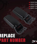 Rear Window Hinge Set For Tailgate Liftgate Glass Left And Right Fits Infiniti QX56 2004 2010 Armada 2005 2015 Pathfinder 2004 Replacement Replaces 90320 7S000 90321 7S000 displayed.