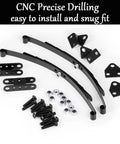 Beefed Up Steel Leaf Springs Set For 1/10 RC D90 Crawler HighLift Chassis Upgrade with screws, shackles, and mounts