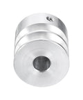V Type Pulley With 10mm Bore And 30mm Outer Diameter, Double Groove Aluminum Alloy Drive Wheel For 6mm PU Belt On Motors, Drilling Machines