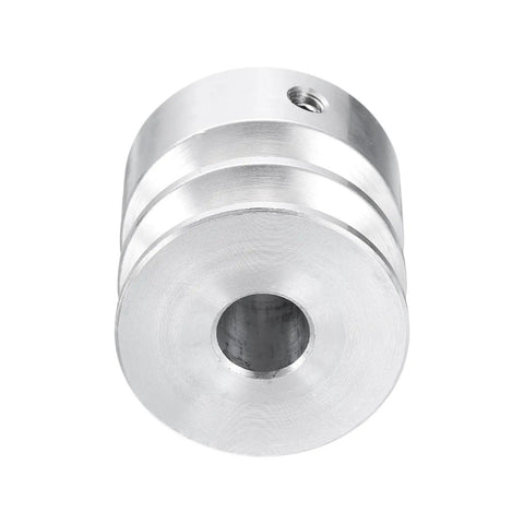 V Type Pulley With 10mm Bore And 30mm Outer Diameter, Double Groove Aluminum Alloy Drive Wheel For 6mm PU Belt On Motors, Drilling Machines