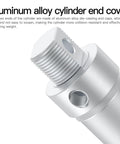 Aluminum end cover of MAL Mini Pneumatic Cylinder With Magnetic Five Eighth Inch Bore 16mm And 1 Inch Stroke 25mm
