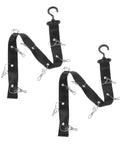 2 Piece Hockey Equipment Drying Rack Gear Straps Portable Hanging Organizer For Skates Helmets Shinguards includes two adjustable nylon straps.