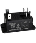 Beefy Heavy Duty 12V DC Relay With 30A Power DPST NO 2 Form A Chassis Mount, front view showing electrical terminals