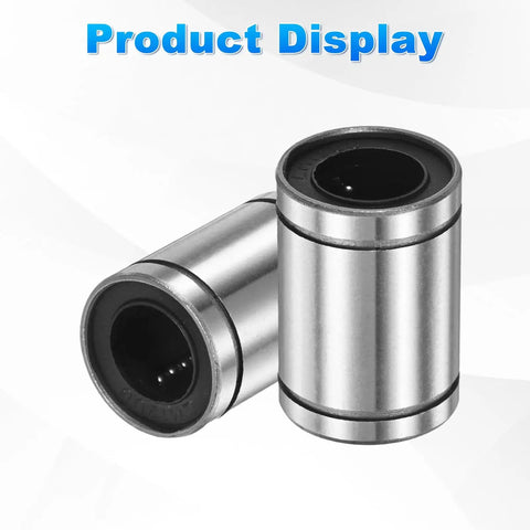 LM12UU Linear Ball Bearings 12mm Bore 21mm Outer Diameter 30mm Length 4 Pack Double Sided Rubber Sealed Linear Motion Bushings