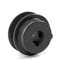 Single Groove V Belt Pulley 2.05 Inch Diameter With Five Eighth Inch Bore Cast Iron For A Belt Section 3L 4L AX V Belt Drives Heavy Duty