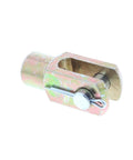 Beefy Three Eighths Inch Fine Thread Steel Clevis End With Pin And Cotter Key For Master Cylinder Or Booster Pushrod To Brake Pedal Arm universal fit clevis