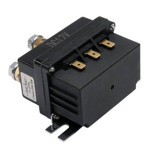 Heavy Duty Winch Solenoid Contactor Relay 12 Volt 15W 500 Amp For ATV UTV 4x4 Off Road Winches With Wireless Remote Electronic Switch System