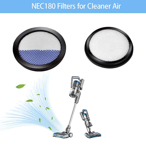 Replacement Filter For Eureka Stick Vacuum NEC180 NEC380 NEC480 NEC185 NEC186 NEC190 Easy Install Durable High Efficiency Filter Keeps Strong Suction And Fresh Air All Day No Fuss Pro Grade Replacement Accessory