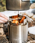 Go To Campfire Wood Burning Stove For Backpacking Portable Stainless Steel Stove For Outdoor Cooking Great For Camping Hiking