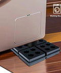 Heavy Duty 4 By 4 Inch Three Quarters Inch Thick Waffle Vibration Isolation Pads under washing machine