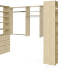 Two Shelf Closet Organizer Set In White Laminate About Twenty Four Inch Wide By Fourteen Inch Deep Five Eighths Inch Thick Includes Shelf Pins And Screws