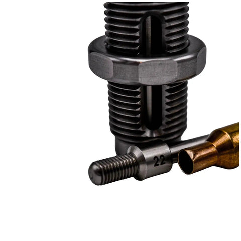 Precision Case Neck Expander Die For.22 Caliber And.223 Inch Rounds Featuring Standard Seven Eighths Threading With Swappable Stainless Mandrel For Dead Nuts Accurate Reloading Press Prep And Slick Bullet Seating Every Time
