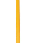 Built Like A Tank Heavy Duty Welded Steel Safety Bollard 36 Inches Tall Bright Safety Yellow Floor Post with Black Stripe
