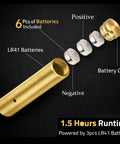 Battery setup for 410 Gauge Red Dot Laser Bore Sighter For Rifle Training And Scope Alignment Laser Trainer Bullet