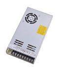 Built Tough 12 Volt 29 Amp 348 Watt Industrial Power Supply With Universal 90 To 264 VAC Input For LED Displays And Telecom Systems Plus Heavy Duty Automation Workhorse For Real World Jobs, metal casing, ventilated design.