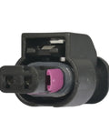 Solid As A Rock Battery Current Sensor Connector Pigtail Plug for Chevy Silverado, Equinox, Cruze close-up view showing 2-pin design.