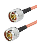 N Type Male To N Type Male Jumper Cable RG400 Low Loss Coax 1.6 Feet For 4G LTE Antenna WiFi Yagi Antennas Routers And Ham Radios