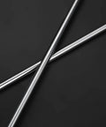 Two Pack 6mm x 250mm Linear Motion Rod Shaft Guide For DIY Craft Tools, Handy Steel Rail For 3D Printers, CNC Machines, Auto Machinery And Precise Motion Applications on black background