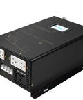 Built Tough 3000W DC To AC Power Inverter 24V Switches To 120V Or 240V Split Phase Pure Sine Wave Output with display.