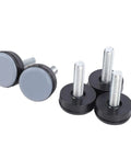 M6 Thread PTFE Levelers Anti Slip Glides For Chairs Tables Cabinets 20 Pack Easy Move Pads For Wood Tile Concrete Floors
