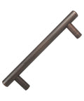 Oil Rubbed Bronze Cabinet Drawer Pulls 25 Pack Contemporary Euro Style Solid Metal Handle